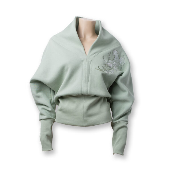 Sublime Rooster in MInt Green - Front Side