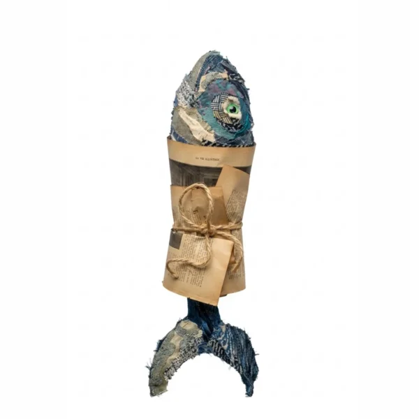 The Scent of Summer – Fish in a Newspaper 3D Textile